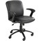 Safco CHAIR, UBER MDBACK VINYL BL SAF3491BV - alternate 4